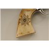 Image 8 : Colt Single Action Army revolver in .38-40  caliber, 5 ½” barrel, re- nickeled finish,  custom scrim
