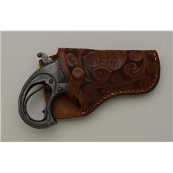 Remington over-under Derringer with 2 line  patent date and extractor in relic condition  showing sc