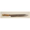 Image 8 : Large Old West skinner’s knife ,  Sheffield-marked, approx. 20” overall with a  massive 14” blade sh