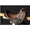 Image 2 : Hope style saddle showing recovering during  period of use and old frontier repairs.  The  leather c