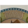 Image 7 : Early 1900’s patriotic color advertising  metal tray approx. 10” in diameter  compliments of C.D. Ke