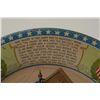 Image 8 : Early 1900’s patriotic color advertising  metal tray approx. 10” in diameter  compliments of C.D. Ke