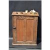 Image 2 : Old oak Express Co. stationary cabinet  approx. 30” in height, 24” wide and 11” deep  with variety o