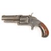 Image 1 : Scarce Smith & Wesson Model 1 ½ New Model .32  caliber rimfire revolver with factory  shorter than s