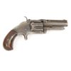 Image 4 : Scarce Smith & Wesson Model 1 ½ New Model .32  caliber rimfire revolver with factory  shorter than s