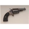 Image 4 : Colt House spur trigger revolver, .38 cal.,  2-1/4” etched barrel, blue finish, checkered  hard rubb