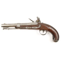 Model 1836 US Martial flintlock pistol by  A.Waters of Milbury, Mass. dated 1839 in .54  caliber ori