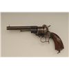 Image 2 : Lefaucheux signed single action pin-fire  revolver in approximately 11 MM with  considerable blue an