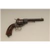 Image 3 : Lefaucheux signed single action pin-fire  revolver in approximately 11 MM with  considerable blue an