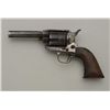 Image 4 : Colt SAA revolver, .44CF cal., barrel reduced  to 4-1/4” and ejector assembly removed,  nickel finis