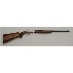 Belgian-made Browning  Grade II .22 auto  rifle, .22 LR cal., 19-1/2” barrel, engraved  receiver, go