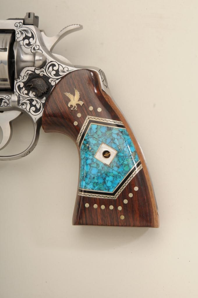 Colt Python .357 Magnum double action revolver stainless steel with 6 ...