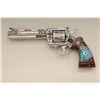 Image 11 : Colt Python .357 Magnum double action  revolver stainless steel with 6” barrel, deep  scroll engrave