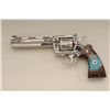 Image 12 : Colt Python .357 Magnum double action  revolver stainless steel with 6” barrel, deep  scroll engrave