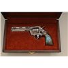 Image 2 : Colt Python .357 Magnum double action  revolver stainless steel with 6” barrel, deep  scroll engrave