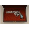 Image 3 : Colt Python .357 Magnum double action  revolver stainless steel with 6” barrel, deep  scroll engrave