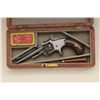 Image 7 : Cased Smith & Wesson 1st Model 3rd Issue spur  trigger revolver, .22 cal., 3-1/4” barrel,  blue fini