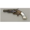 Image 8 : Smith & Wesson First Model Second issue .22  caliber revolver. New York style scroll  engraved, silv