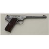 Image 1 : Colt Woodsman Model .22 caliber  semi-automatic pistol factory engraved,  serial number 101975. Fact