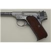 Image 5 : Colt Woodsman Model .22 caliber  semi-automatic pistol factory engraved,  serial number 101975. Fact