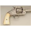 Image 5 : New York engraved Smith & Wesson Second Model  Commercial Russian top break revolver, .44  cal., 8” 