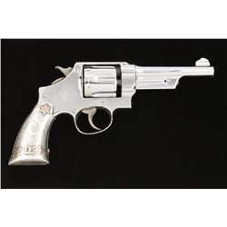 Smith & Wesson 1st Model Hand Ejector  (“Triple Lock”) DA revolver, .44 S&W Special  cal., 5” barrel