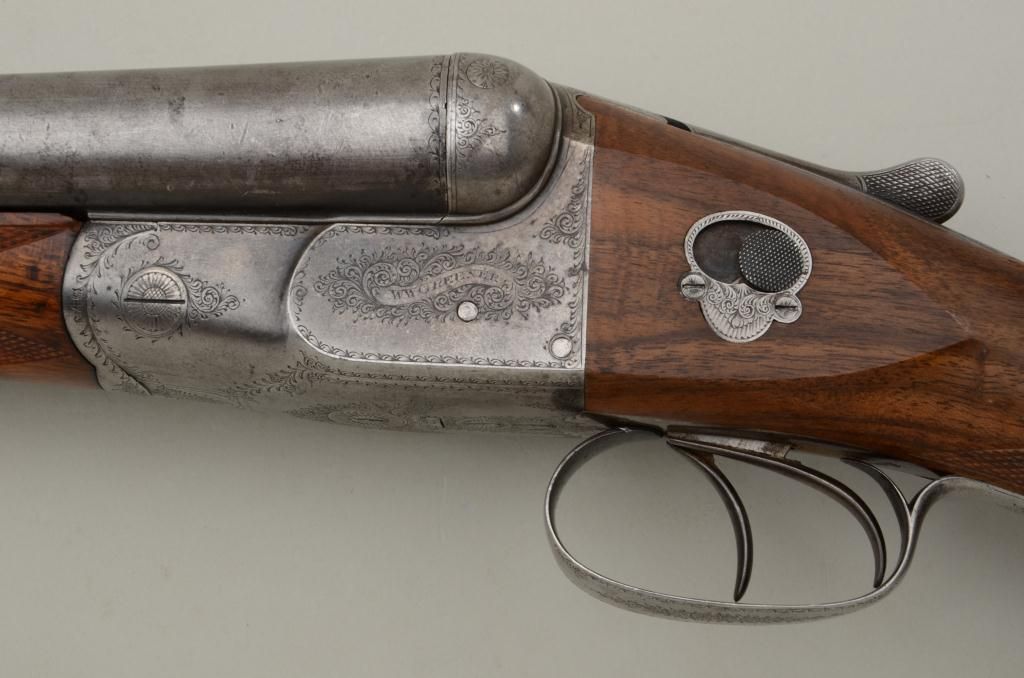 W.W. Greener 10 gauge SxS shotgun with beautifully made London gunsmith