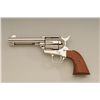 Image 2 : Colt SAA revolver, .45 cal., 4-3/4” barrel,  nickel finish, smooth wood grips, #SA55038  with factor