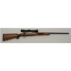 Ruger Model 77 bolt action rifle, .338 Win.  Mag. cal., 24” round barrel, blue finish,  checkered wo