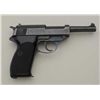 Image 1 : Manurhin (France) model P1 9MM Luger caliber  semi-automatic pistol patterned after the  P38. The pi