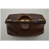 Image 2 : Antique doctors bag constructed of leather  with brass mountings and lock circa about  1900-1920 in 
