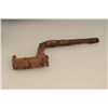 Image 8 : Bonanza lot consisting of wooden boot jack  from 19th century , two relic bayonets of dug  up type, 