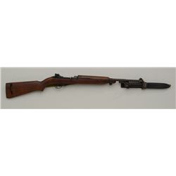 U.S. M1 semi-auto carbine by Underwood, .30  cal., 18” barrel marked Underwood and dated  11-43 with
