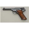 Image 3 : Colt Huntsman .22 caliber semi-automatic  pistol with 4 ½” barrel, blued finish, thumb  groove, impr