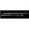 U.S. Model 1850 foot officer’s sword with  throat of scabbard marked Palmers & Bachelor  – Boston, U