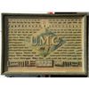 Image 2 : UMC (Union Metallic Cartridge Co.) cartridge  board showing logo at center surrounded by  elk and do