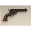 Colt Single Action Army revolver in .45 long  Colt caliber, barrel shortened to 4 ½” from 7  ½” duri