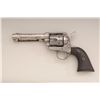 Image 1 : Colt SAA revolver, .45 Colt cal., 4-3/4”  barrel, nickel finish, checkered hard rubber  grips, #2213
