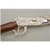 Image 4 : Winchester Centennial ’66 lever action rifle  “A Century of Leadership”, customized and  finely engr