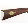 Image 3 : Full stock percussion trade style plains  rifle with no visible markings on lock or  barrel and simp