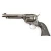 Image 9 : Colt SAA revolver, .44-40 cal., 5-1/2”  barrel, blue and case hardened finish,  checkered hard rubbe