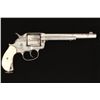 Colt Model 1878 DA revolver, .44-40 cal.,  7-1/2” etched barrel, nickel finish, period  ivory grips,