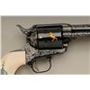 Image 13 : Colt Single Action Army revolver, factory  custom order .45 ACP caliber, rare 6” barrel,  blue and F