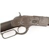 Image 3 : Winchester Model 1873 1st model lever action  rifle in .44-40 caliber with raised thumb  print dust 