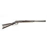 Image 4 : Winchester Model 1873 1st model lever action  rifle in .44-40 caliber with raised thumb  print dust 