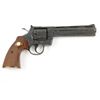 Image 7 : Colt Python .357 Magnum caliber, double  action revolver, factory D grade engraved,  blued finish, m