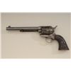 Image 3 : Colt SAA revolver, .45 Colt cal., 7-1/2”  barrel, blue and case hardened finish,  checkered black ha