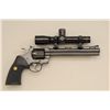 Image 2 : Colt Python Hunter DA revolver, .357 Magnum  cal., 8” ventilated rib barrel, blue finish,  Pachmayr 