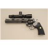 Image 3 : Colt Python Hunter DA revolver, .357 Magnum  cal., 8” ventilated rib barrel, blue finish,  Pachmayr 