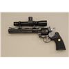 Image 4 : Colt Python Hunter DA revolver, .357 Magnum  cal., 8” ventilated rib barrel, blue finish,  Pachmayr 